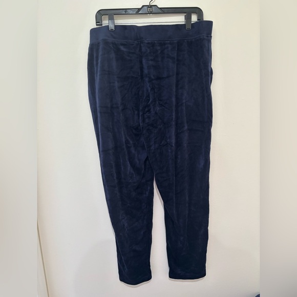 Gloria Vanderbilt Blue Velvet joggers total 2 - Picture 7 of 7